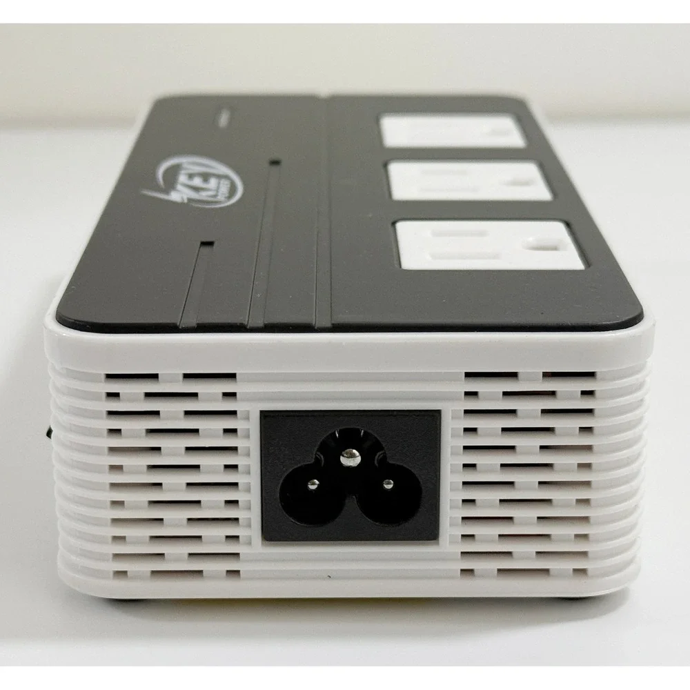 Key Power Travel Adapter Power Converter OS White 200W LXC200W 4 USB Ports